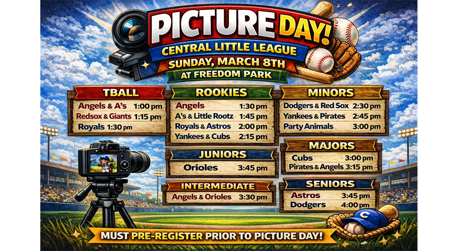 Picture Day Schedule